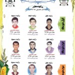 مراسم تکریم طلاب برتر نیمسال اول ۹۵-۹۴